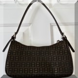 H16. Faux Fendi bag. - $38
